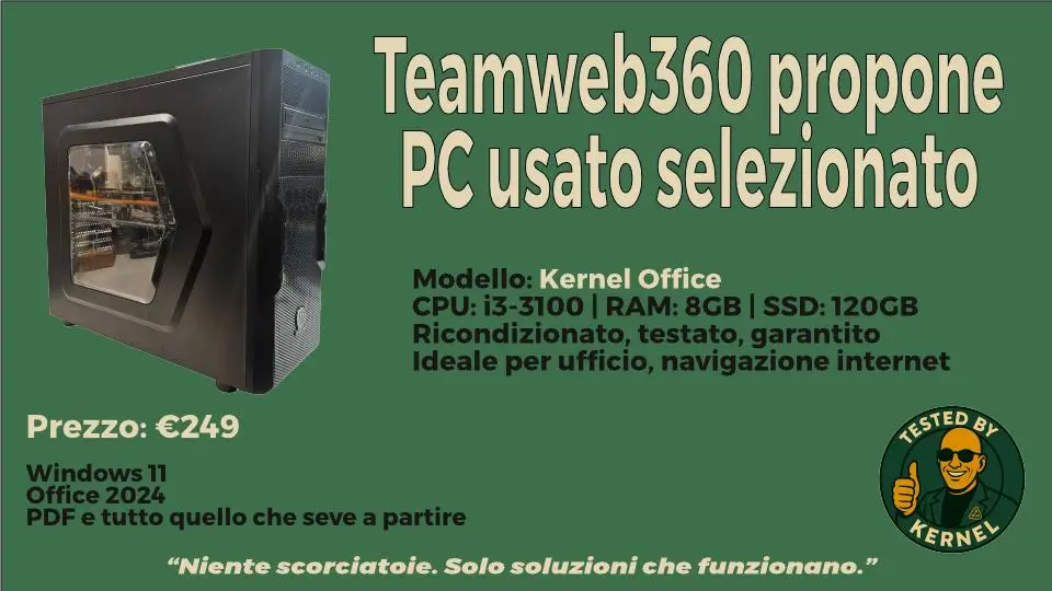Immagine offerta pc kernel office